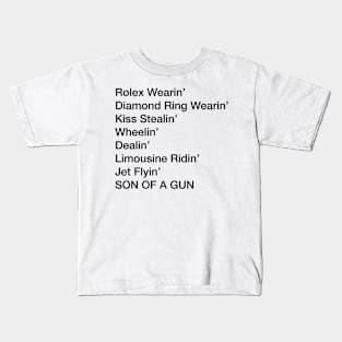 Rolex Wearin Flair Speech Kids T-Shirt